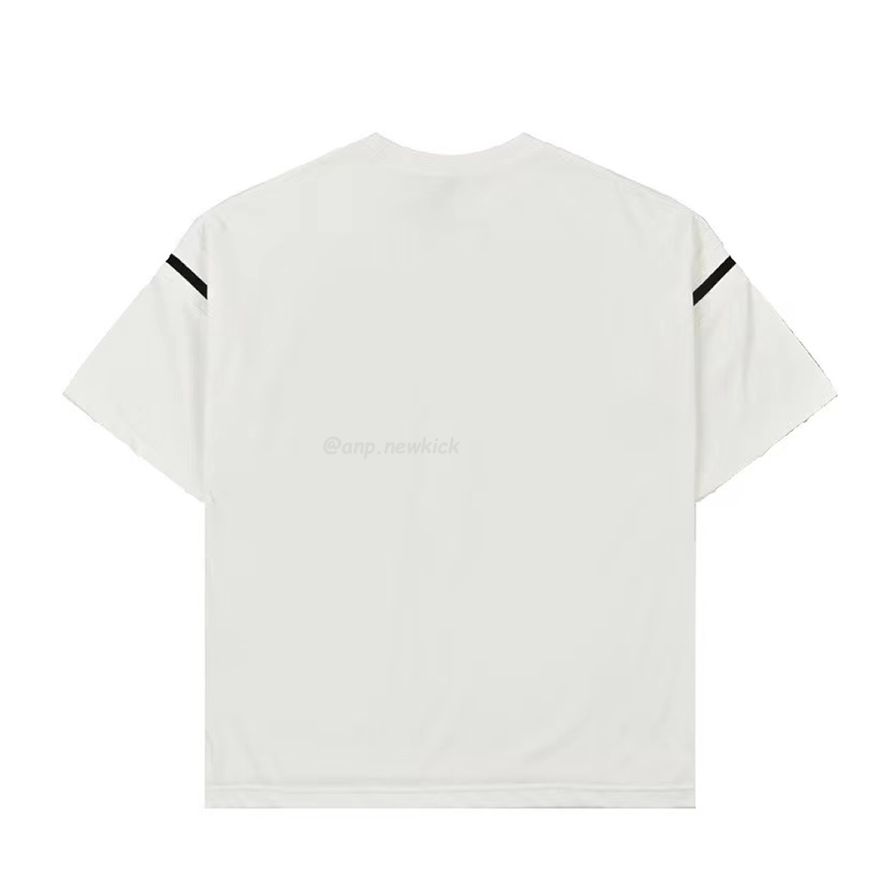 Dior Wide Body Bamboo Pure Cotton Plain Weave Fabric T Shirt White Navy (11) - www.newkick.org